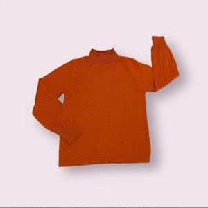 Pull col roulé orange Bartolini - Turtleneck